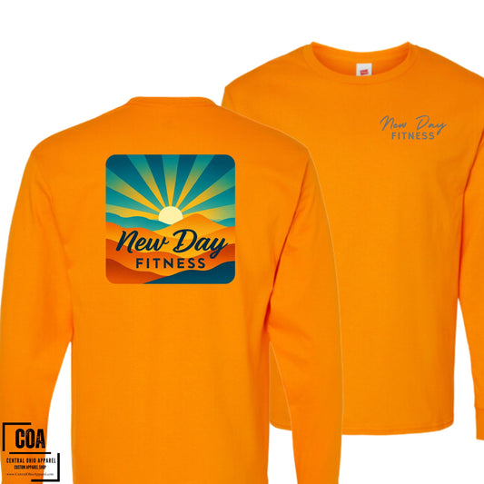 New Day Fitness Haynes 5286 Cotton Long Sleeve