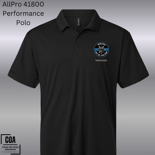 PEWJITSU INSTRUCTOR Custom AllPro Performance Polo 41800