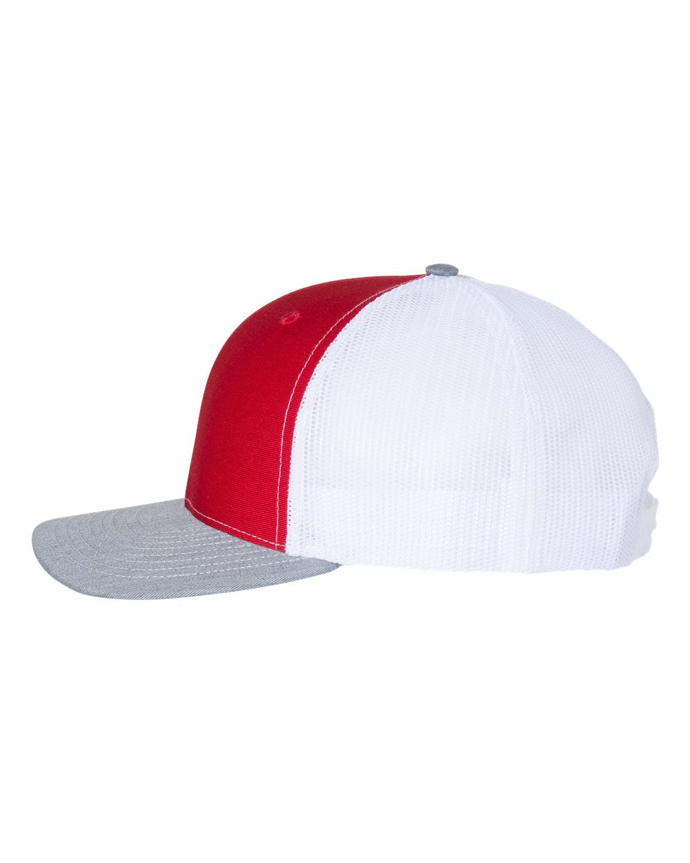 Distressed USA Flag Bass Fishing Hat with Acrylic Patch