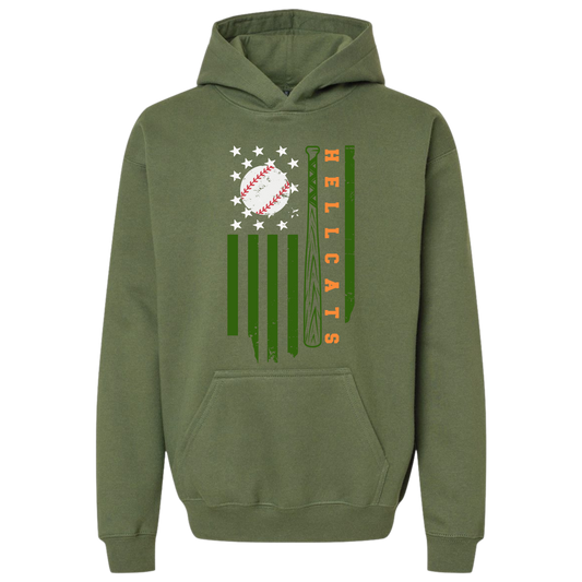 Millwood Hellcats Baseball Soft Style Hoodie YOUTH SIZES