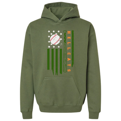 Millwood Hellcats Baseball Soft Style Hoodie YOUTH SIZES