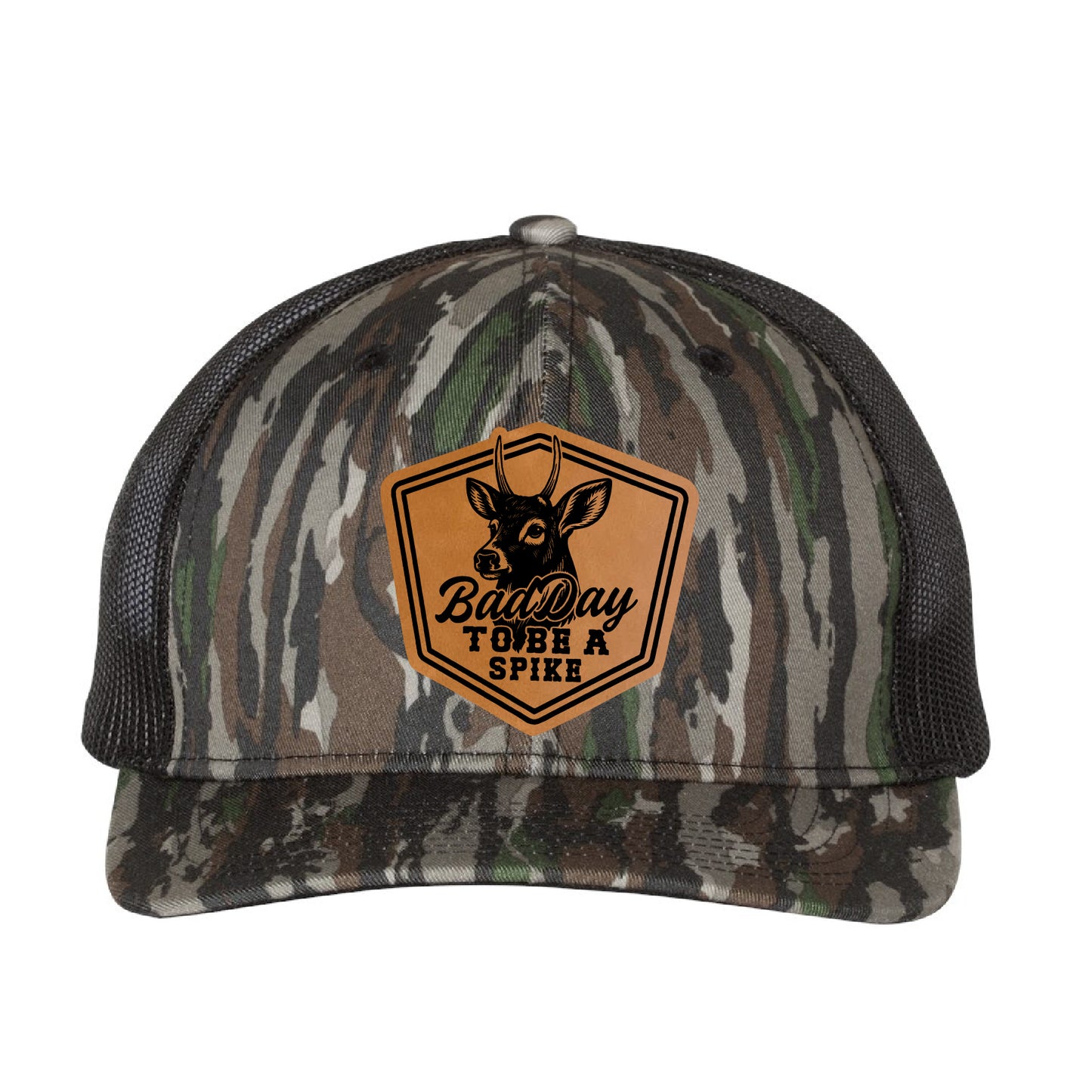 Bad Day to be a Spike Camo Hunting Hat | Richardson 112 SnapBack FREE SHIPPING