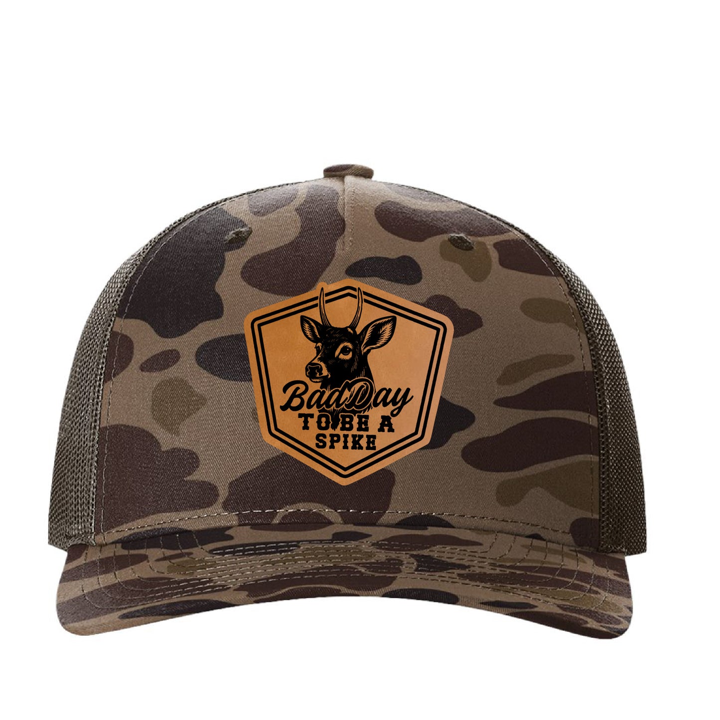 Bad Day to be a Spike Camo Hunting Hat | Richardson 112 SnapBack FREE SHIPPING
