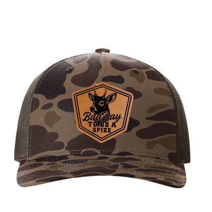 Bad Day to be a Spike Camo Hunting Hat | Richardson 112 SnapBack FREE SHIPPING