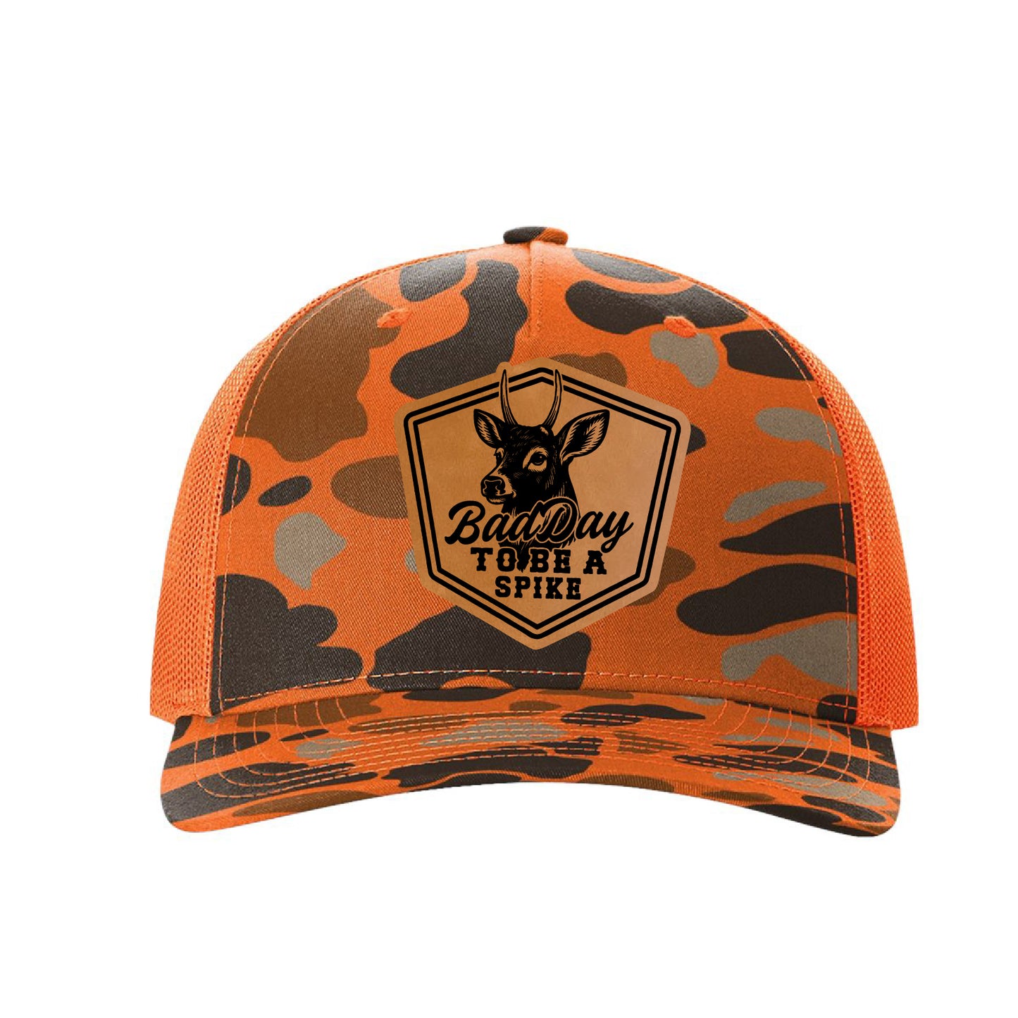 Bad Day to be a Spike Camo Hunting Hat | Richardson 112 SnapBack FREE SHIPPING