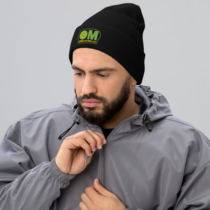 GM Electric Embroidered Cuffed Beanie