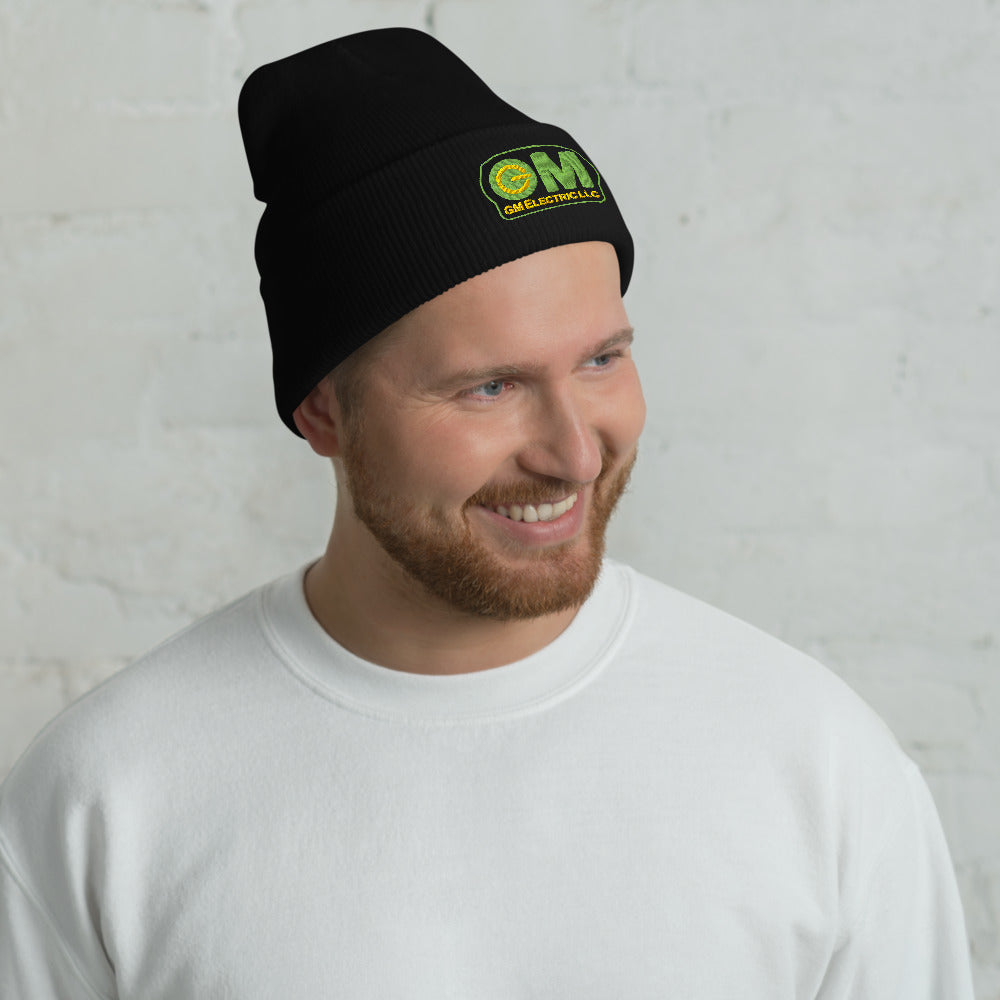 GM Electric Embroidered Cuffed Beanie