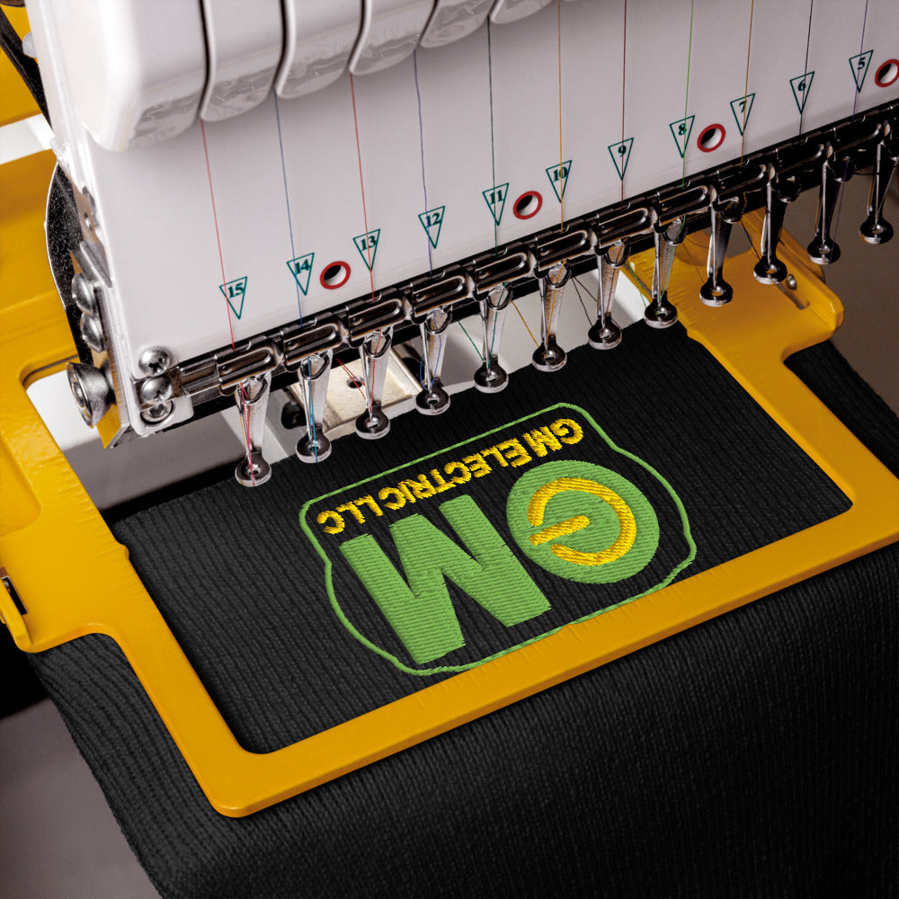 GM Electric Embroidered Cuffed Beanie