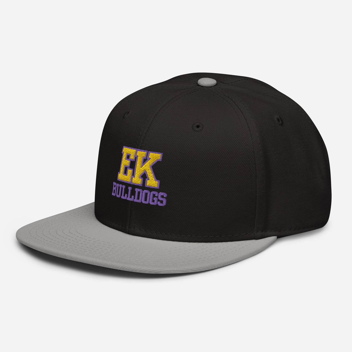 East Knox Bulldogs Embroidered Snapback Hat