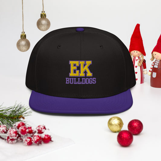 East Knox Bulldogs Embroidered Snapback Hat