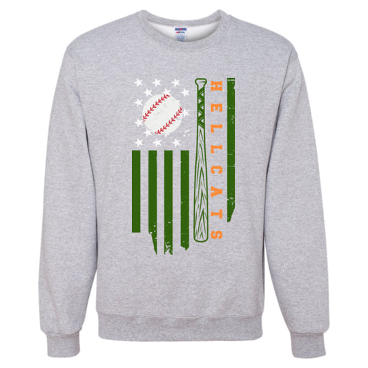Millwood Hellcats Baseball Soft Style Crewneck ADULT