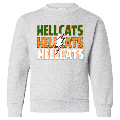 Millwood Hellcats Baseball Soft Style Crewneck YOUTH SIZES
