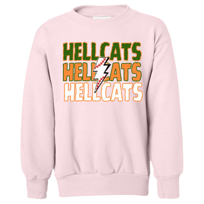 Millwood Hellcats Baseball Soft Style Crewneck YOUTH SIZES