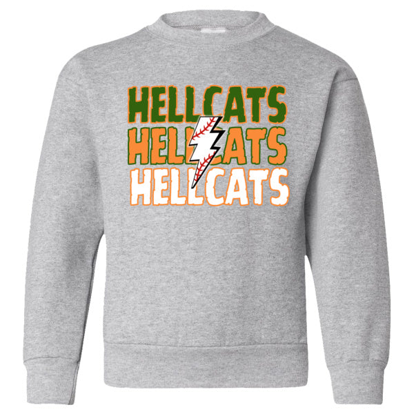 Millwood Hellcats Baseball Soft Style Crewneck YOUTH SIZES