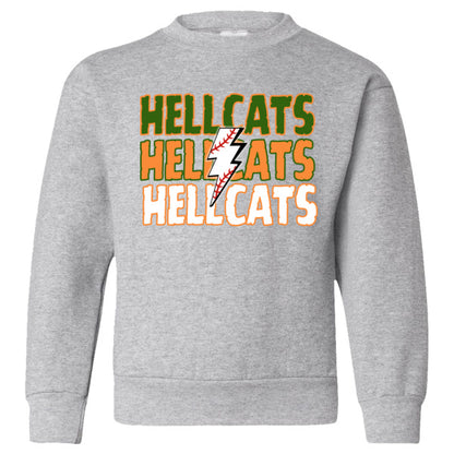 Millwood Hellcats Baseball Soft Style Crewneck YOUTH SIZES