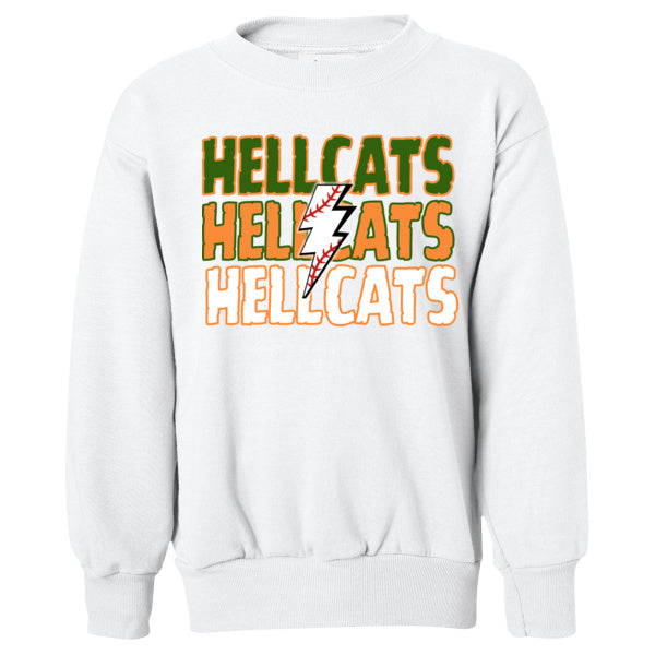 Millwood Hellcats Baseball Soft Style Crewneck YOUTH SIZES